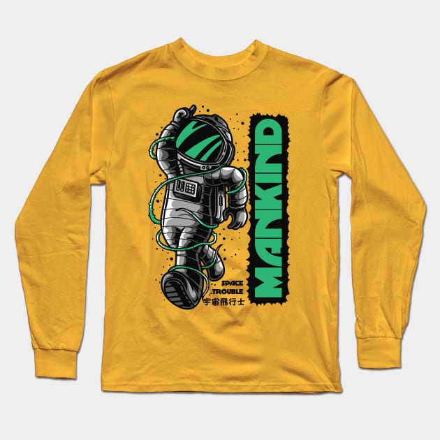 Mankind Long Sleeve T-Shirt by badsyxn